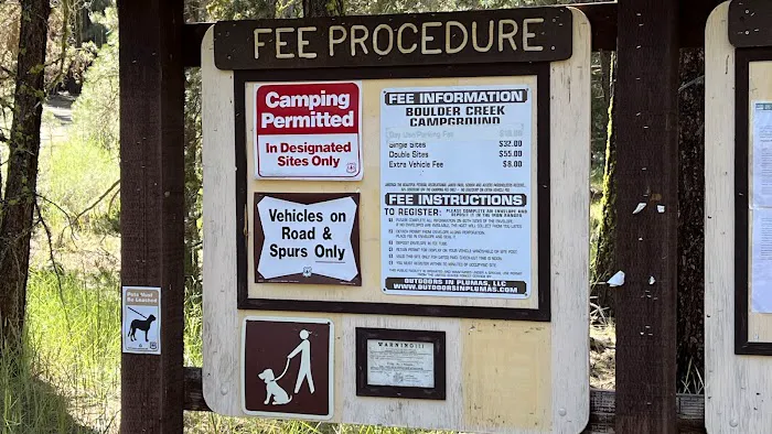 Boulder Creek Campground Picture 1