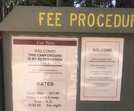 Midge Creek Group Campground (recgovnpsdata)