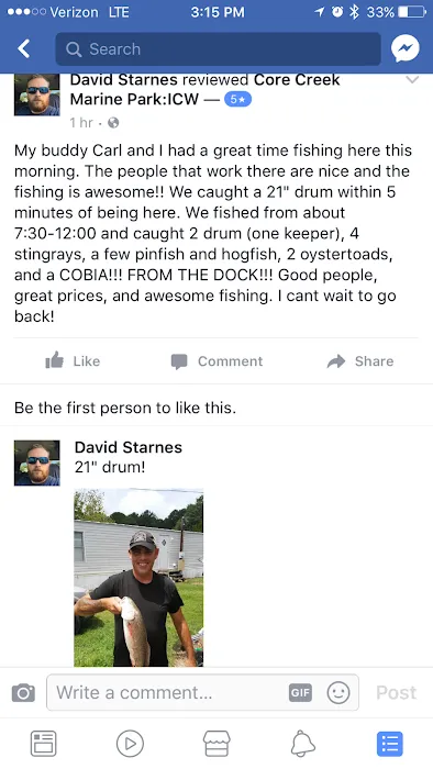 Core Creek Marina RV Park/Lodging Picture 3