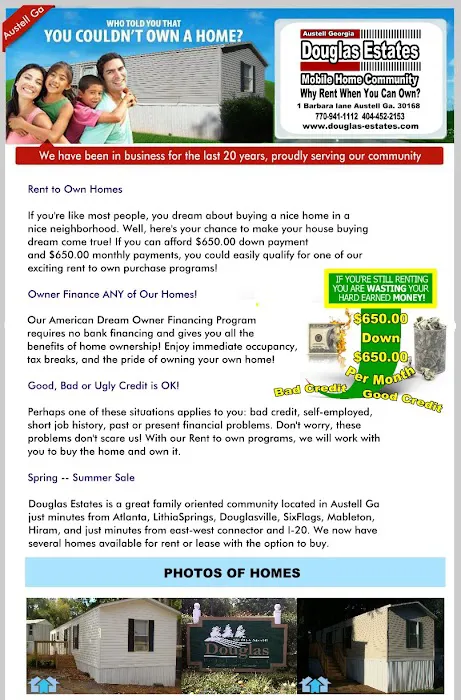 Douglas Estates Mobile Park Picture 7