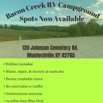 Bacon Creek RV Campground