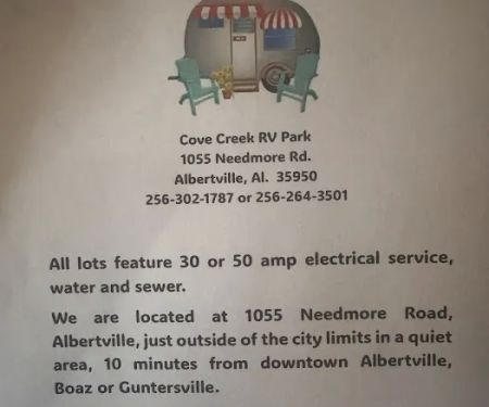 Cove Creek RV Campground