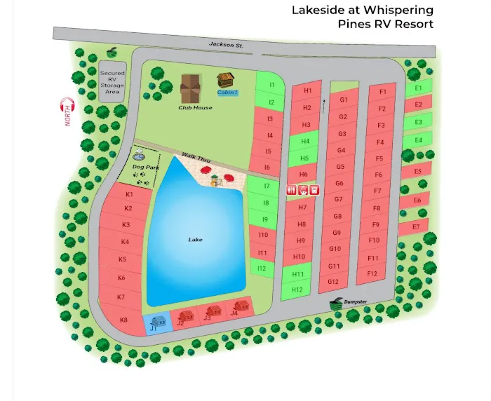 Lakeside at Whispering Pines RV Resort Picture 3