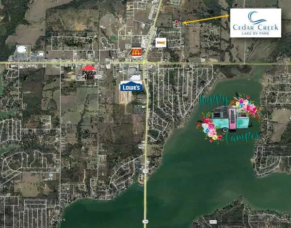 Cedar Creek Lake RV Park Picture 1