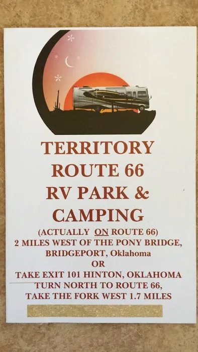 Territory Route 66 RV Park & Campgrounds, Take Exit 101, Hinton, Oklahoma Picture 9