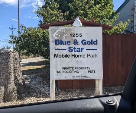 Blue & Gold Star Mobile Home