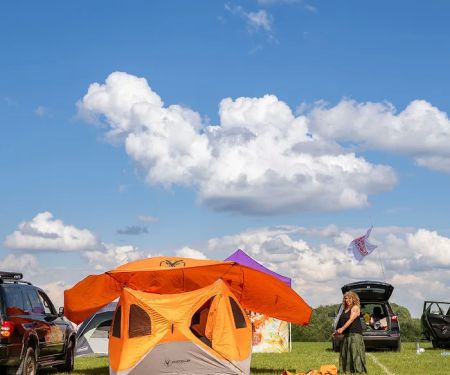 Pavilion Camping at The Campground at Bethel Woods