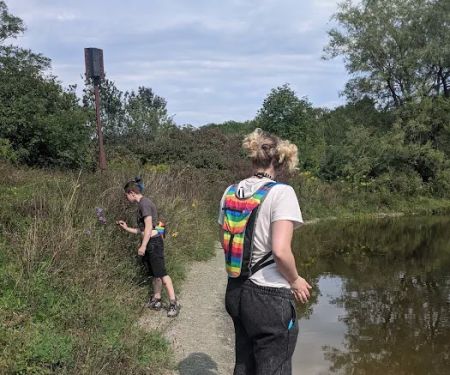 Foster pond camping area