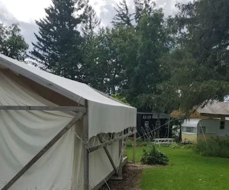 Canvas cabin #1 @ Silverlaken Estate