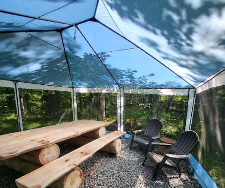 Overlook Lean-to at Adirondack Adventure Base