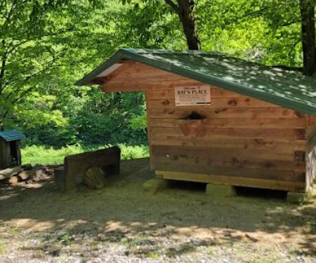 Adirondack shelter - Red Bank Valley Trail