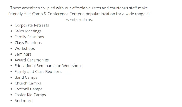 Friendly Hills Camp Picture 2