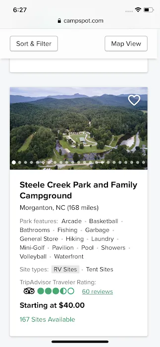 Steel Creek Park & Family Campground Picture 9