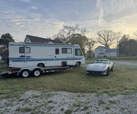 Back Yard Camping Near The Lake