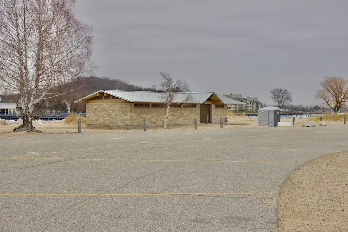 Grand Haven State Park Campground Parking Lot Picture 2