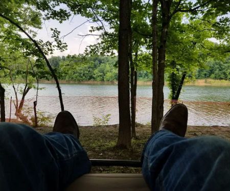 Campground on the lower Cumberland River