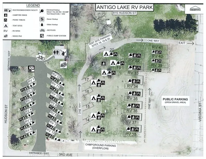 Antigo Lake RV Campground Picture 2