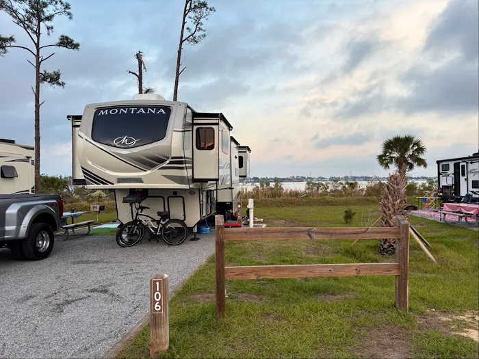 Camping Area at St Andrew's State Park Picture 4