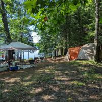 Luna Lake - North Shore campsites ico