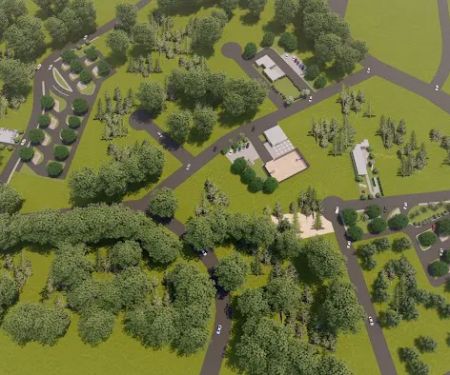 Drones Eye View RV Park