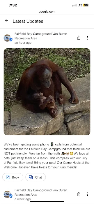 Fairfield Bay Campground Van Buren Recreation Area Picture 2