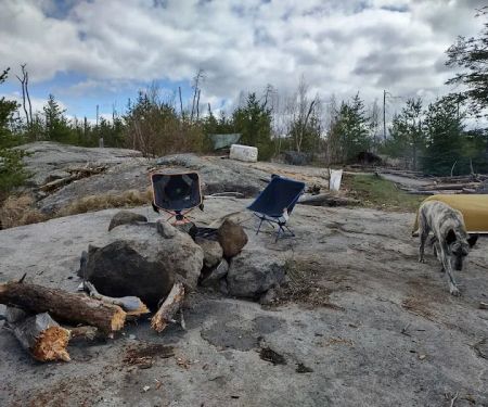 Quadga Lake east camp site