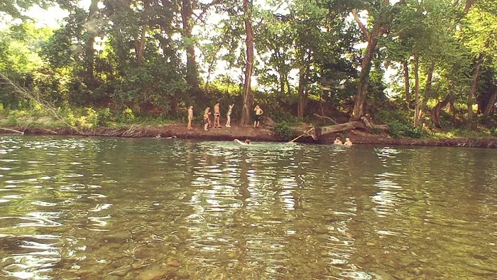 Baron Fork Creek Boy Scout Hole Picture 10