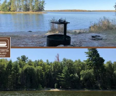 HB Sugarbush Island West K33 Houseboat Campsite