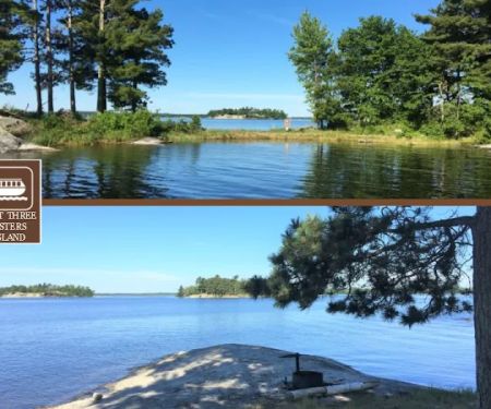 HB East Three Sisters Island K44 Houseboat Campsite