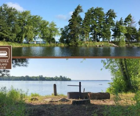 HB Cutover Island View K49 Houseboat Campsite