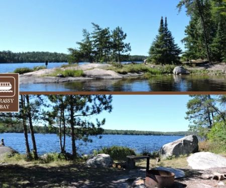 HB Grassy Bay S8 Houseboat Campsite