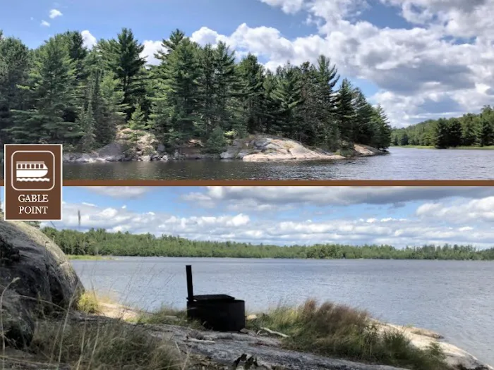 HB Gable Point N53 Houseboat (Rock Landing) Campsite Picture 1