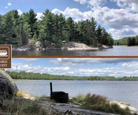 HB Gable Point N53 Houseboat (Rock Landing) Campsite