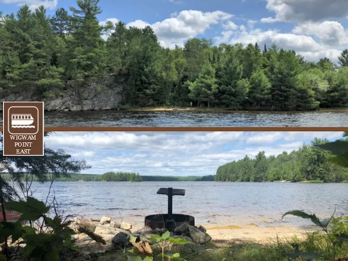 HB Wigwam Point East N54 Houseboat Campsite Picture 1