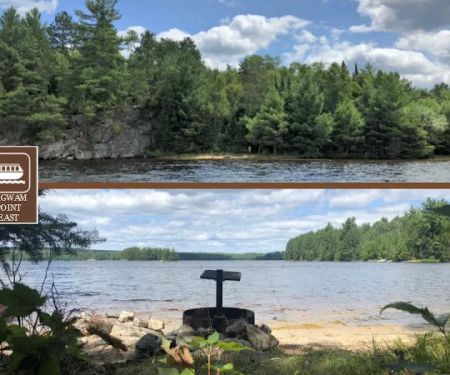 HB Wigwam Point East N54 Houseboat Campsite