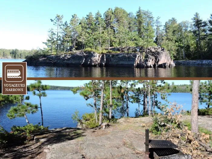 HB Voyageurs Narrows N60 Houseboat Campsite Picture 1
