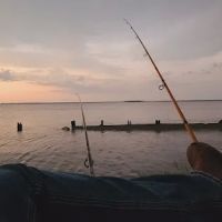 Hughes Campground lake ico