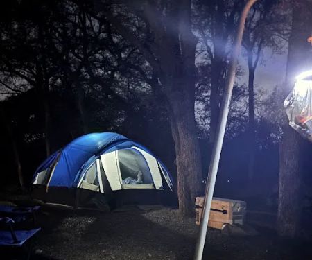 Big Oak Campsite 26 at McKinney Falls State Park