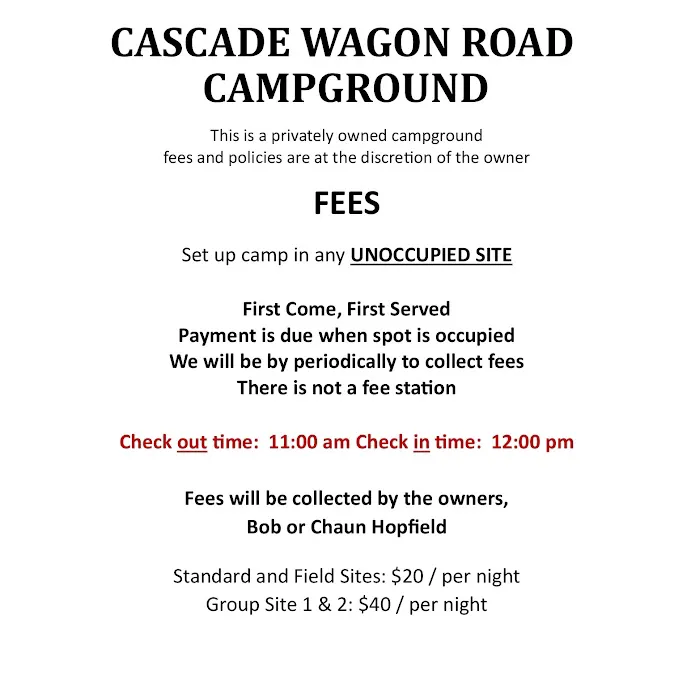 Cascade Wagon Road Campground Picture 9
