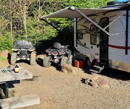 Nicolai OHV view campground