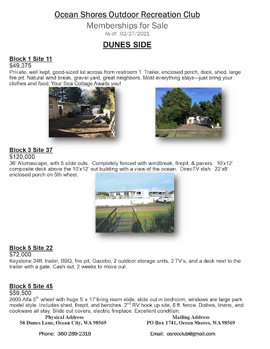 Ocean Shores Outdoor Recreation Club Picture 8