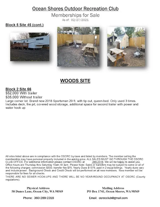 Ocean Shores Outdoor Recreation Club Picture 6