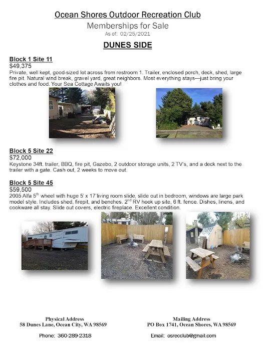 Ocean Shores Outdoor Recreation Club Picture 9