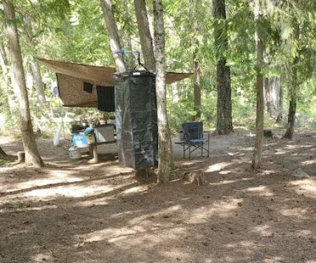 Priest Lake osprey campground site 5