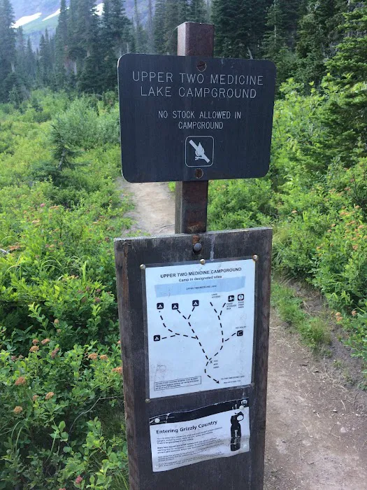 Upper Two Medicine Lake Campground Picture 9