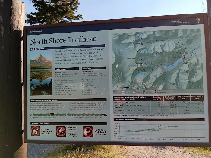 Upper Two Medicine Lake Campground Picture 2