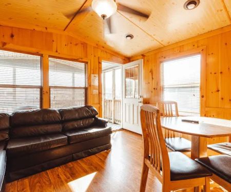 Sun Retreats Gun Lake