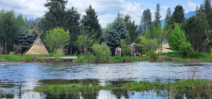 Teepees by the River Picture 5
